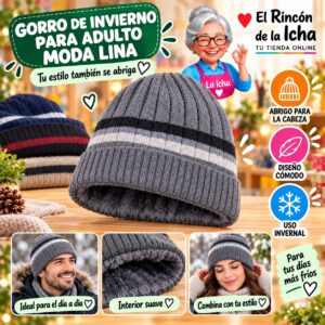 Gorro de Invierno para Adulto Moda Lina Diseño 951236
