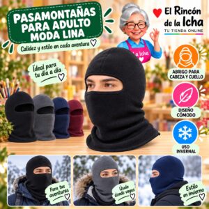 Pasamontañas para Adulto Moda Lina Diseño 950956