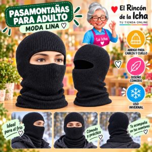 Pasamontañas para Adulto Moda Lina Diseño 950484