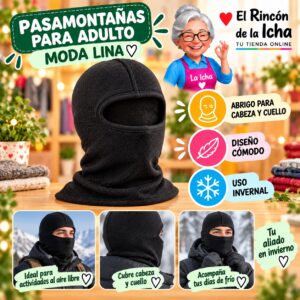 Pasamontañas para Adulto Moda Lina Diseño 950325