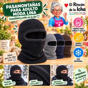 Pasamontañas para Adulto Moda Lina Diseño 950326