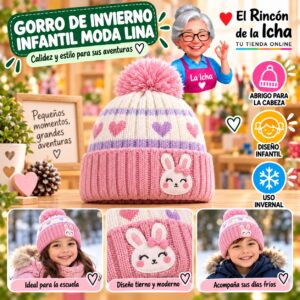 RI-ML-02259 Gorro de Invierno Infantil Moda Lina Diseño 951369