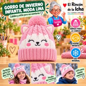 RI-ML-02263 Gorro de Invierno Infantil Moda Lina Diseño 951360
