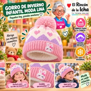 RI-ML-02264 Gorro de Invierno Infantil Moda Lina Diseño 951368