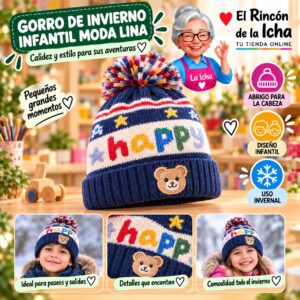 RI-ML-02266 Gorro de Invierno Infantil Moda Lina Diseño 951365