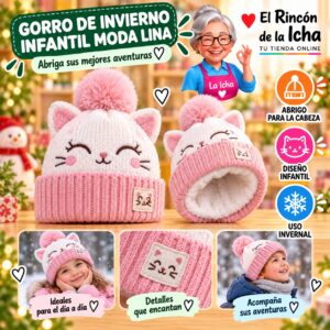 RI-ML-02267 Gorro de Invierno Infantil Moda Lina Diseño 951366