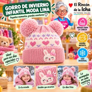 RI-ML-02268 Gorro de Invierno Infantil Moda Lina Diseño 951361