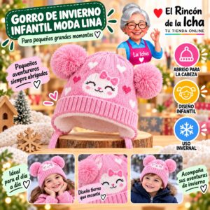 RI-ML-02270 Gorro de Invierno Infantil Moda Lina Diseño 951363