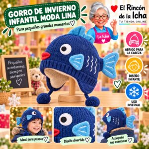 RI-ML-02277 Gorro de Invierno Infantil Moda Lina Diseño 951206