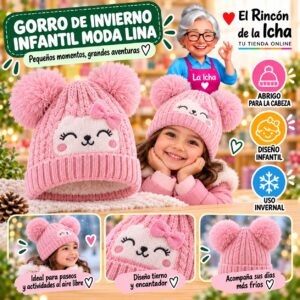 RI-ML-02278 Gorro de Invierno Infantil Moda Lina Diseño 950357