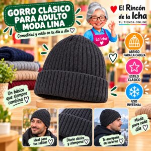 RI-ML-02281 Gorro Clásico para Adulto Moda Lina Diseño 950945