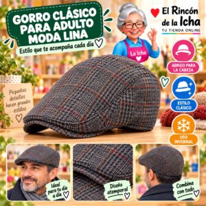 RI-ML-02286 Gorro Clásico para Adulto Moda Lina Diseño 950942