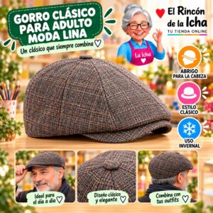 RI-ML-02287 Gorro Clásico para Adulto Moda Lina Diseño 950931
