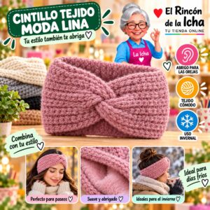 RI-ML-02298 Cintillo Tejido Moda Lina Diseño 950307