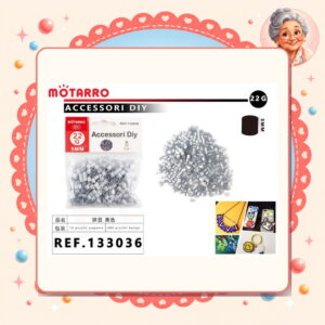 la-icha-00324 Accesorio Decorativo Plateado Motarro DIY Ref. 133036