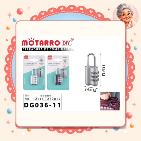 la-icha-00503 Combinacion Motarro DIY Ref. DG036-11