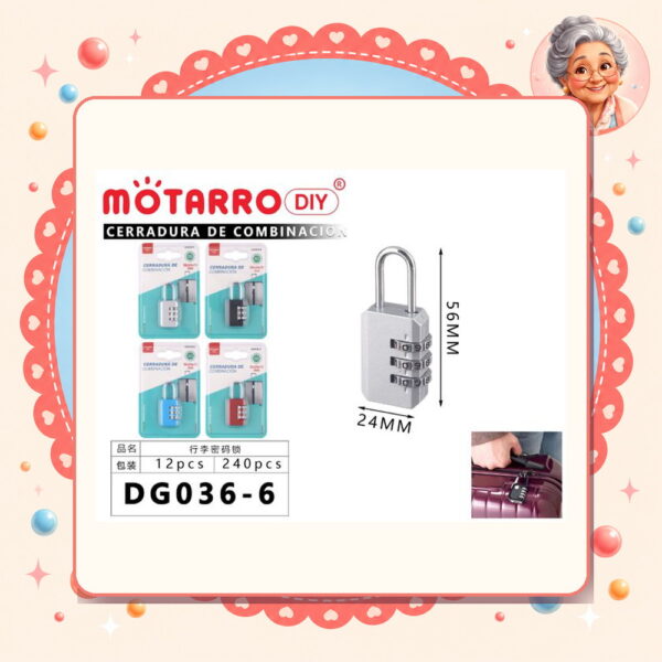 la-icha-00507 Combinacion Motarro DIY Ref. DG036-6