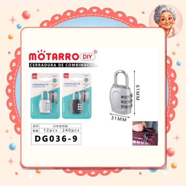 la-icha-00510 Combinacion Motarro DIY Ref. DG036-9