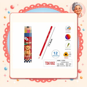 la-icha-00961 Lapices de Colores Teddy Island Motarro Ref. TD61002
