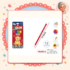 la-icha-00964 Lapices de Colores Teddy Island Motarro Ref. TD61005-12