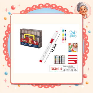 la-icha-00967 Marcadores Acrilicos Teddy Island Motarro Ref. TD62001-24