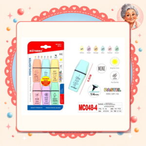 la-icha-01133 Mini Destacatores Fluorescente Motarro Ref. MC048-4