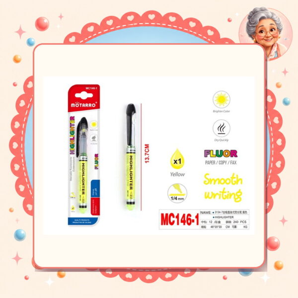 Liquido Flour Amarillo Motarro Ref. MC146-1