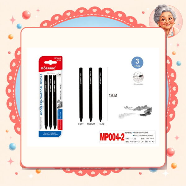 Carbones para Dibujar Motarro Ref. MP004-2
