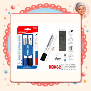 1+2pcs Borrador con Marcador Depizarra Motarro Ref. MC040-2
