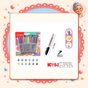 la-icha-01264 Lapiz Permanente Multicolor Motarro Ref. MC118-2