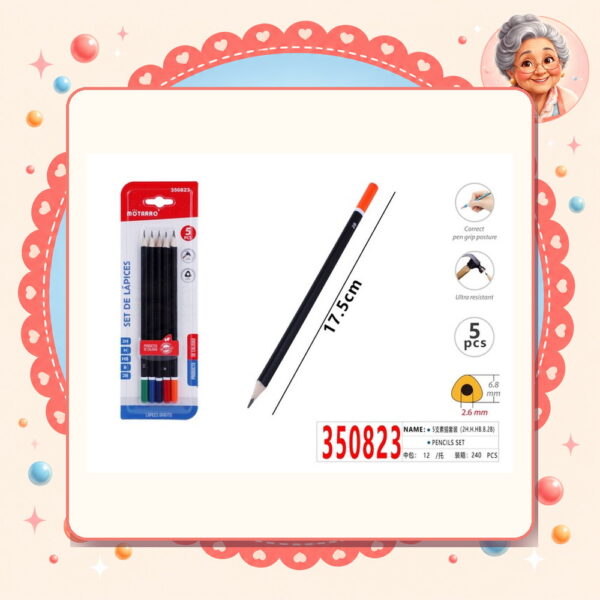 Set de Lapices Grafitos Motarro Ref. 350823