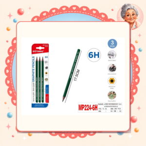 la-icha-01307 Lapices Grafito 6h Motarro Ref. MP224-6H