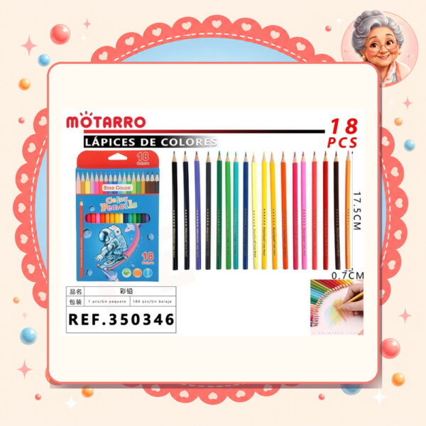 Lapices de Colores Motarro Ref. 350346