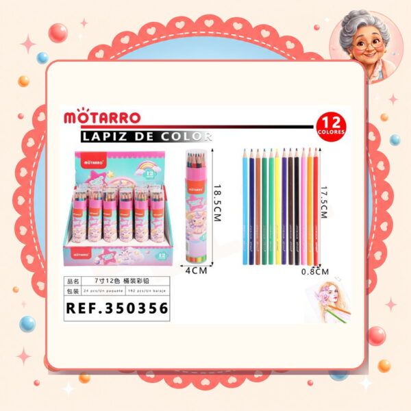 Lapices de Colores Motarro Ref. 350356