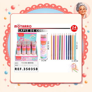 la-icha-01368 Lapices de Colores Motarro Ref. 350358