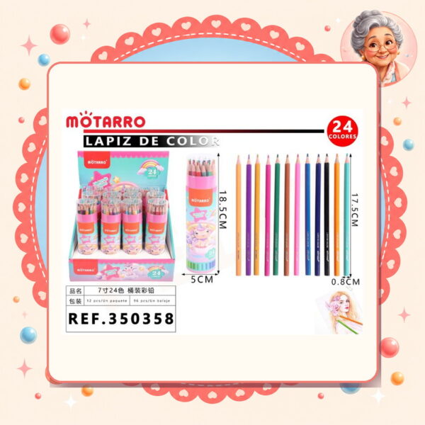 Lapices de Colores Motarro Ref. 350358