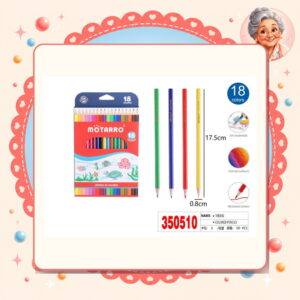 la-icha-01378 Lapices de Colores Motarro Ref. 350510