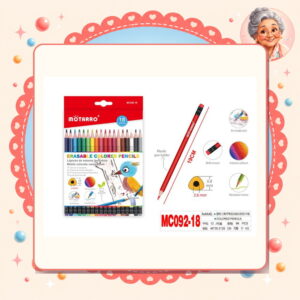 la-icha-01387 Lapices de Colores Motarro Ref. MC092-18