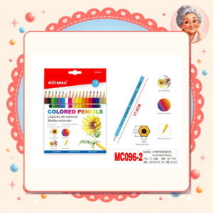 la-icha-01389 Lapices de Colores Motarro Ref. MC096-2