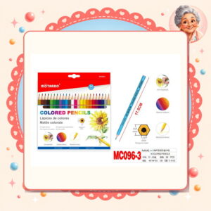 la-icha-01390 Lapices de Colores Motarro Ref. MC096-3