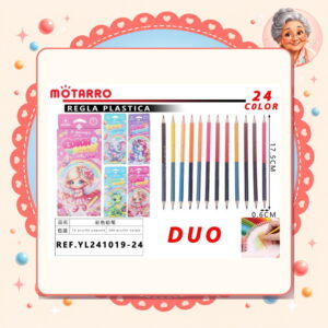 la-icha-01441 Lapices de Color Duo Motarro Ref. YL241019-24