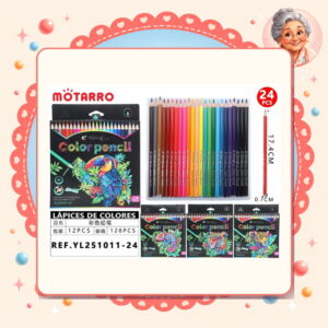 la-icha-01469 Lapices de Colores Motarro Ref. YL251011-24