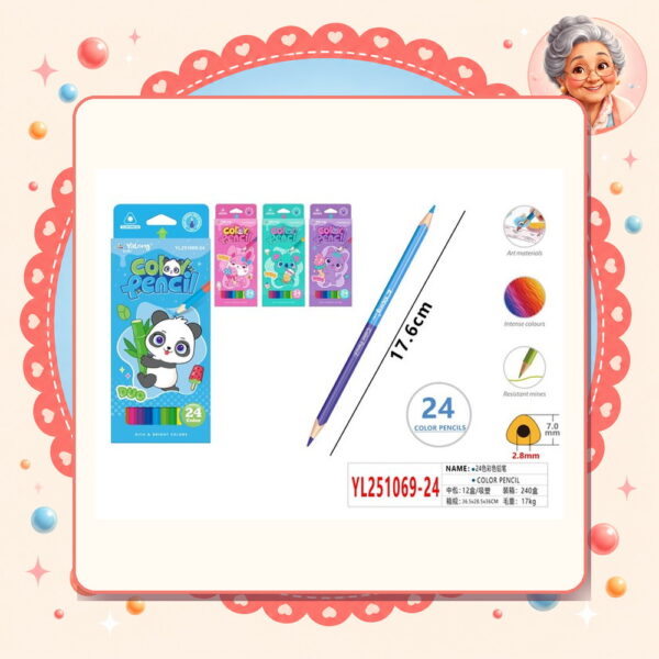 Lapices de Colores Duo Motarro Ref. YL251069-24