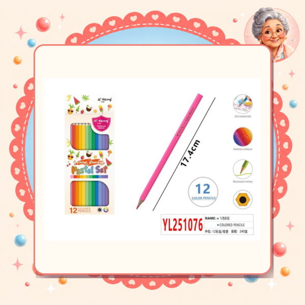 Lapices de Colores Motarro Ref. YL251076