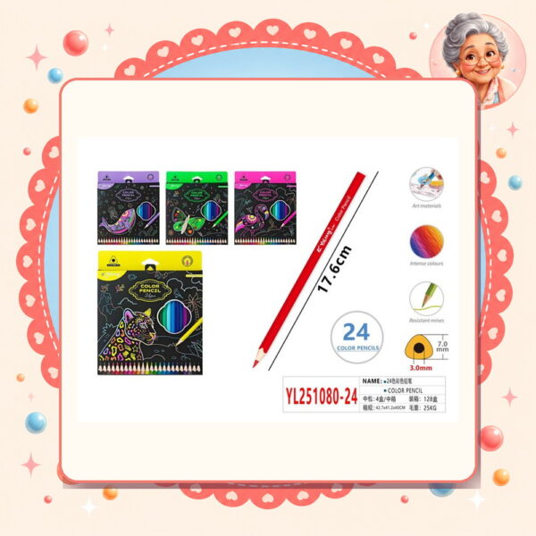 Lapices de Colores Motarro Ref. YL251080-24
