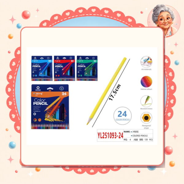 Lapices de Colores Motarro Ref. YL251093-24