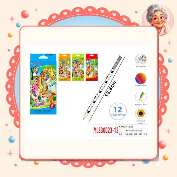 Lapices de Colores Motarro Ref. YL830023-12