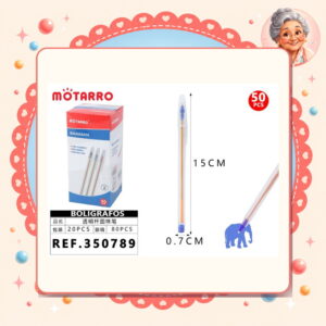la-icha-01564 Boligrafos Azul Motarro Ref. 350789