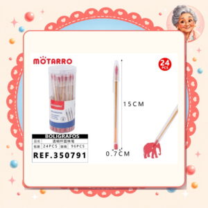 la-icha-01566 Boligrafos Rojo Motarro Ref. 350791