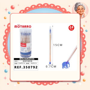 la-icha-01567 Boligrafos Azul Motarro Ref. 350792